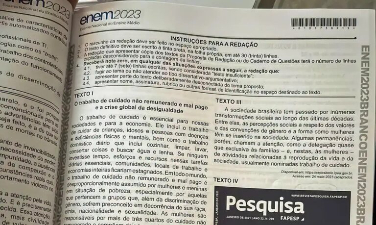 Inep disponibiliza cartilha de redação do Enem; tire dúvidas