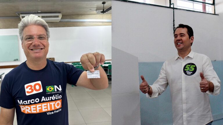 Ricardo Silva x Marco Aurélio: Novo e PSD definem duelo pela prefeitura em segundo turno