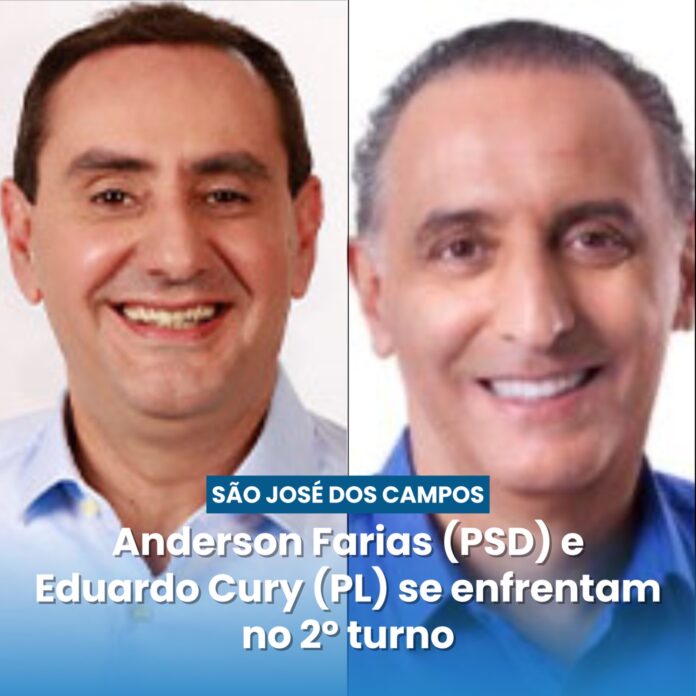 Anderson e Cury disputam 2º turno das eleições em São José Anderson e Cury disputam 2º turno das eleições em São José