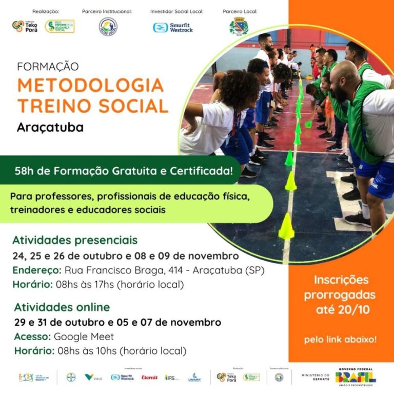 Araçatuba receberá projeto Rede Esporte Treino Social
