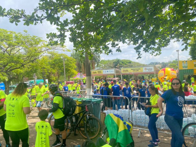 A 18° edição do Pedala Campinas foi marcada por centenas de ciclistas no Taquaral