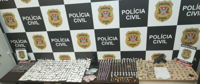 Três são presos por tráfico de drogas em Taubaté