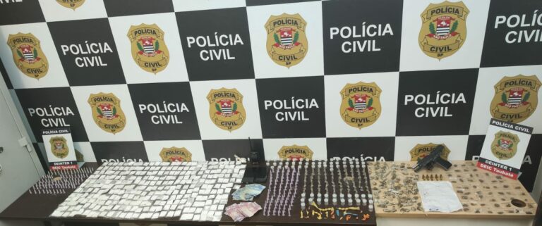 Três são presos por tráfico de drogas em Taubaté