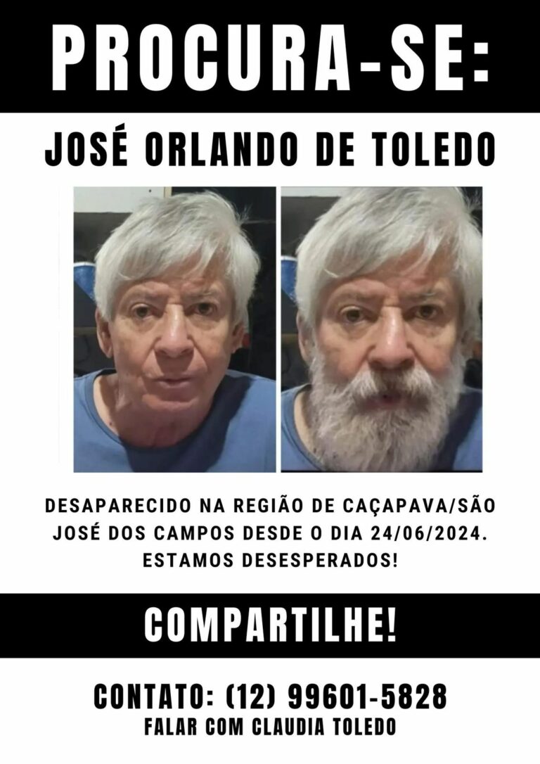 Idoso que estava desaparecido há 4 meses é encontrado morto às margens da Dutra em São José