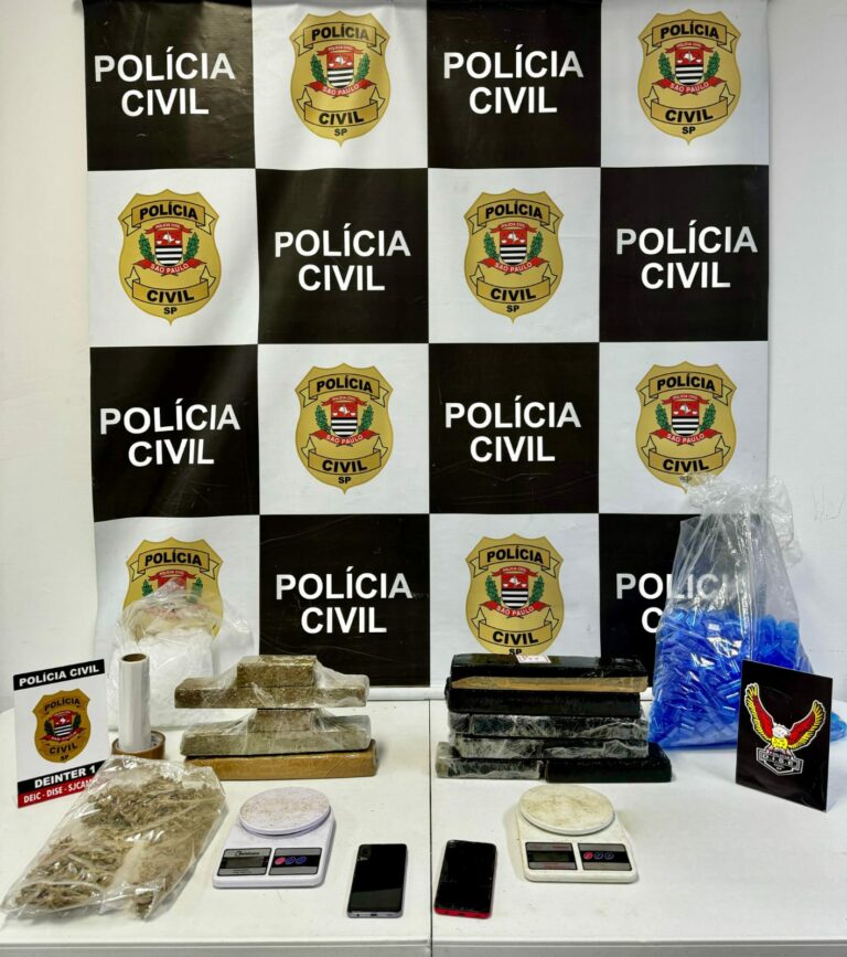 Polícia apreende drogas avaliadas em R$ 20.000 em São José dos Campos