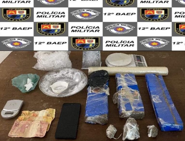 Jovem é preso em flagrante com 2 quilos de maconha em Birigui