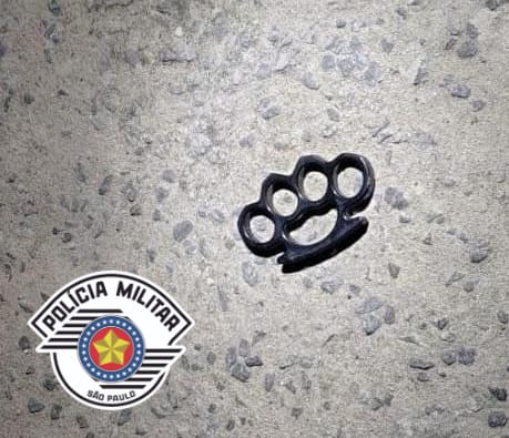 Homem de 25 anos é preso após ser flagrado agredindo outra pessoa com soco inglês em Jacareí