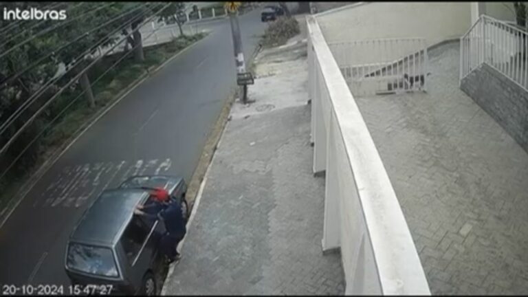 Carro de podóloga é furtado em menos de um minuto em Campinas