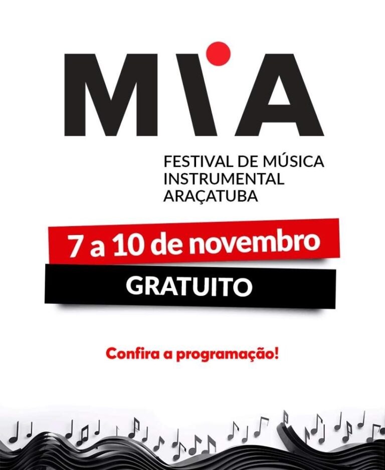 Festival de Música Instrumental será realizado em Araçatuba em novembro