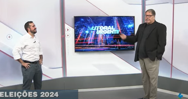 Kayo Amado participa de Litoral Urgente e comemora reeleição como prefeito de São Vicente