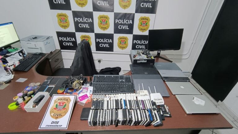 Polícia Civil identifica imóvel em Itanhaém utilizado como central de golpes financeiros