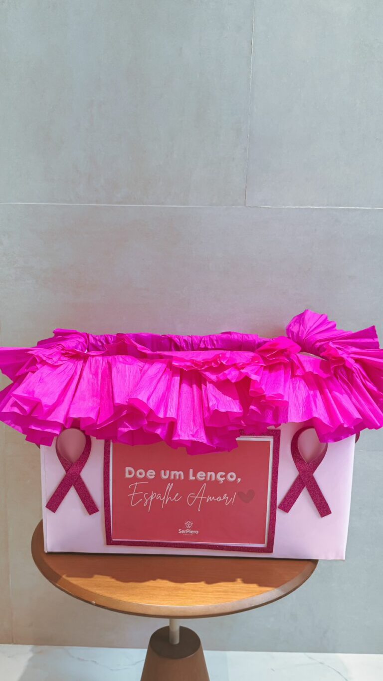 Hospital Ser Piero promove campanha de doação de lenços em apoio ao Outubro Rosa