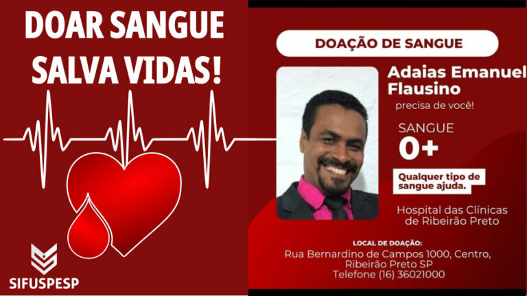Policial penal sofre acidente de moto e família faz apelo por doação de sangue