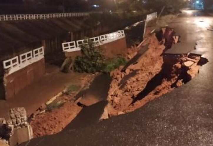 Prefeitura de Birigui interdita avenida após desmoronamento em canal do córrego Biriguizinho