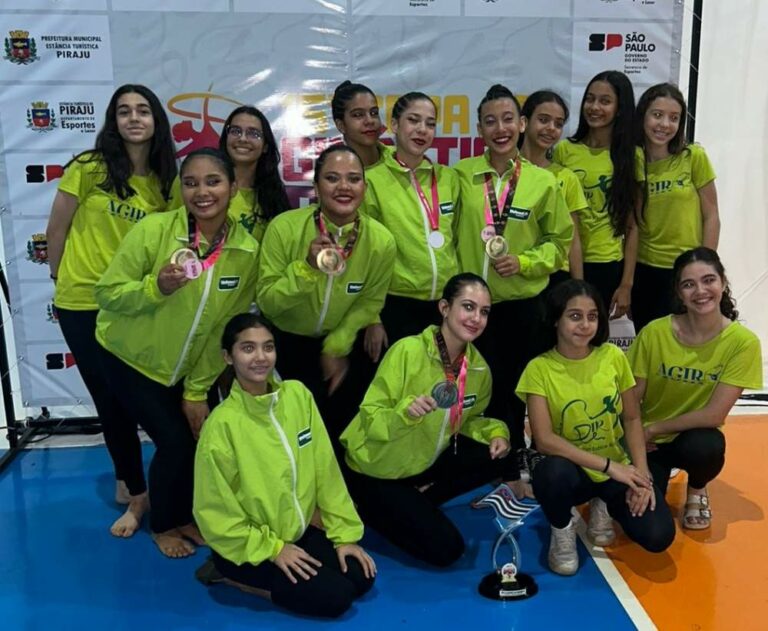 Ginastas de Araçatuba conquistam pódio na 15ª Copa de Ginástica Rítmica em Piraju