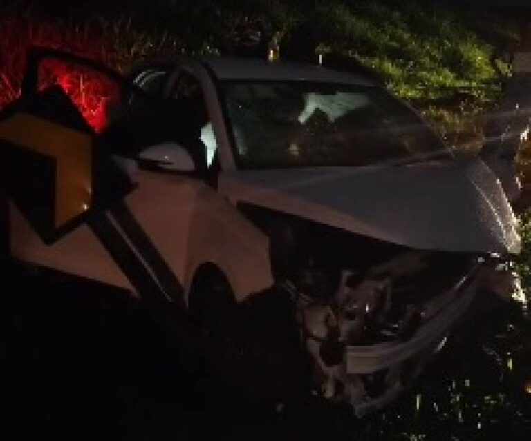 Mulher morre em acidente de carro na estrada do Guatambu