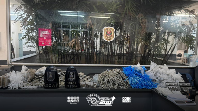 Policia Militar apreende 14 kg de maconha em cidade do litoral