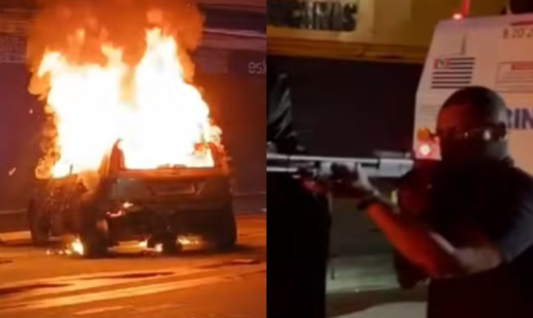 ASSISTA! PM faz simulação de ataque a carro-forte em Guarujá