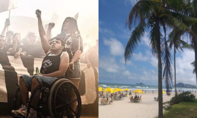 Turista cadeirante passa mal e morre afogado em praia de Guarujá