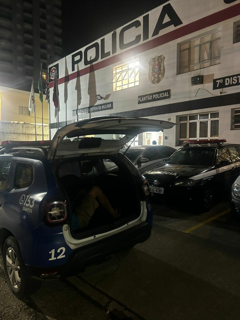 Foragido da Justiça é preso por GCM de Santos em atitude suspeita