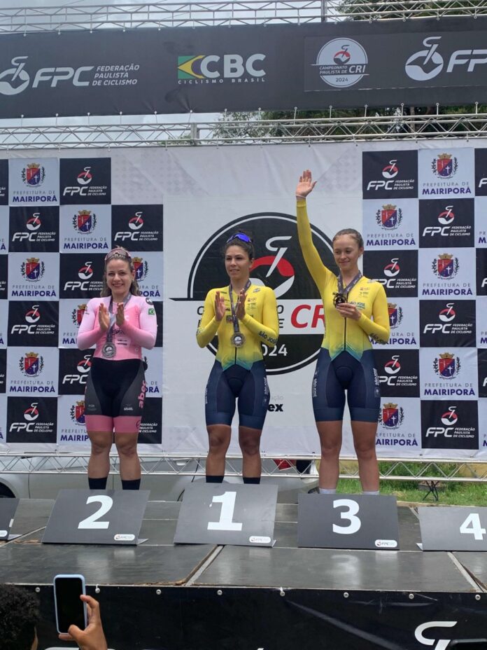 Ciclista joseense é campeã paulista de Contrarrelógio Individual