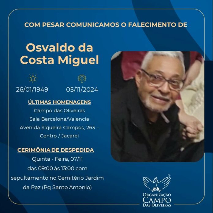 Homem que matou mulher e depois se matou é enterrado em Jacareí