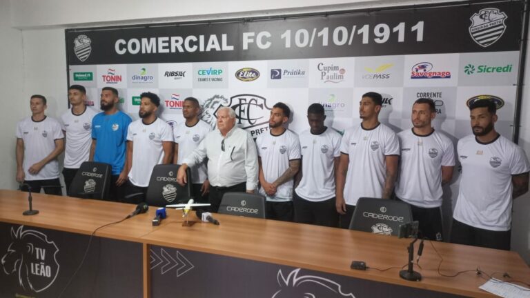 Agora vai? Comercial anuncia pacotão de jogadores e preparador físico; conheça os atletas