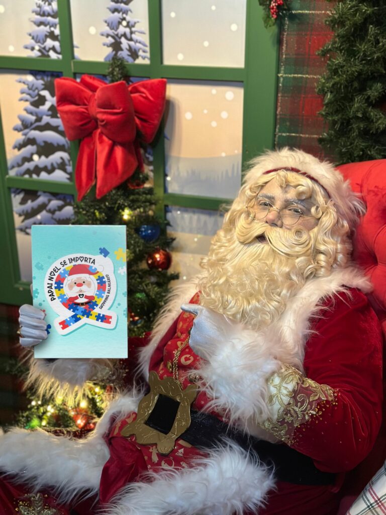 Projeto ‘Papai Noel se Importa’, que recebe crianças com TEA, acontece em shopping de Santos neste domingo