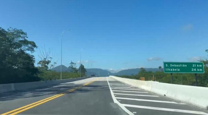 Contorno da Tamoios que liga Caraguatatuba e São Sebastião será liberado nesta segunda-feira (18)
