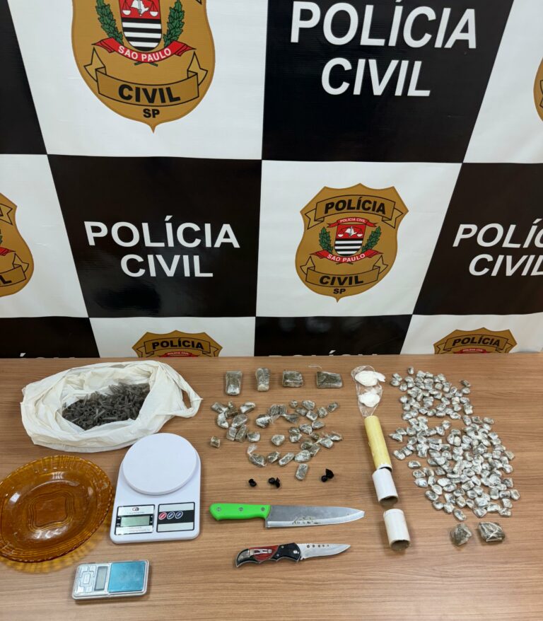 Polícia Civil prende 2 suspeitos de traficar drogas em condomínio de Piracicaba