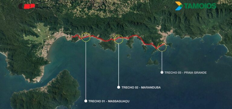 VÍDEO mostra como é o projeto de duplicação da Rio-Santos entre Caraguá e Ubatuba