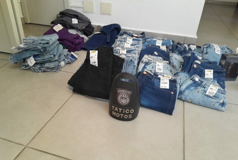 Quadrilha é presa após furtar quase R$ 20 mil em roupas de shopping em Jundiaí