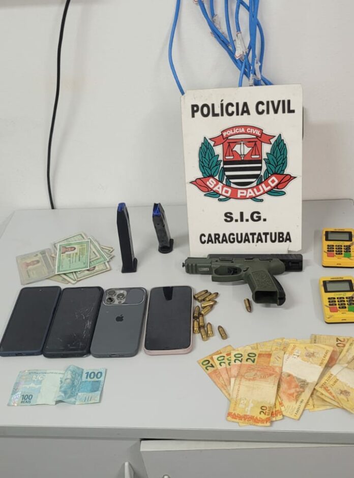 Homem é preso por porte ilegal de arma de fogo em Caraguatatuba Homem é preso por porte ilegal de arma de fogo em Caraguatatuba
