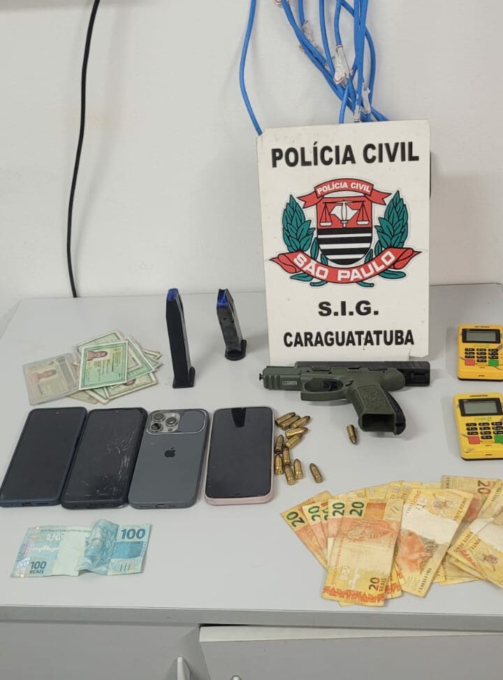 Homem é preso por porte ilegal de arma de fogo em Caraguatatuba