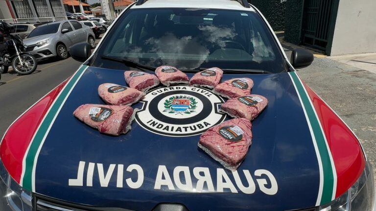 Guarda Civil apreende aproximadamente R$ 1.000 em picanha