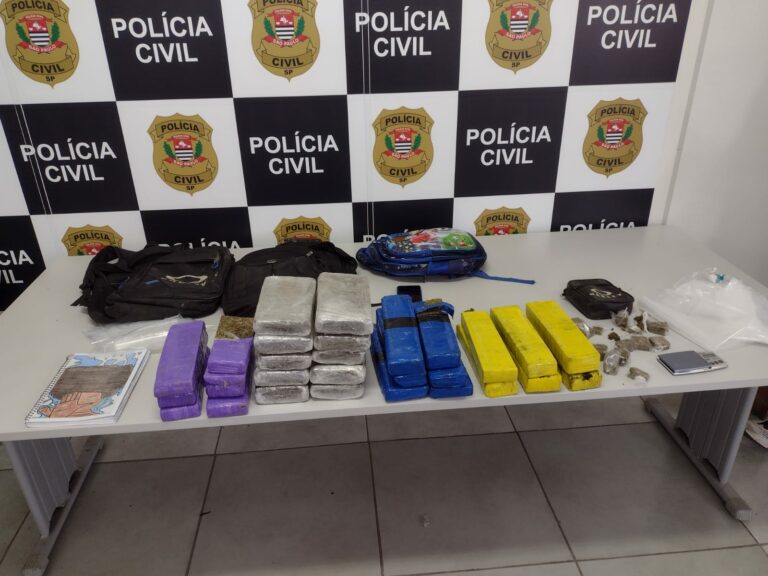 Traficante é preso com mais de 25kg de maconha escondidos em residência