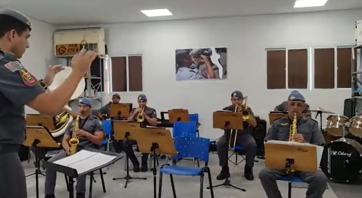 Banda Regimental de música do CPI 6 se apresenta hoje no Sesc Santos