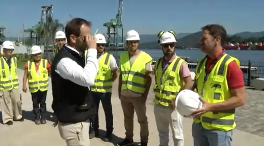 Crea-SP realiza força-tarefa de fiscalização no Porto de Santos