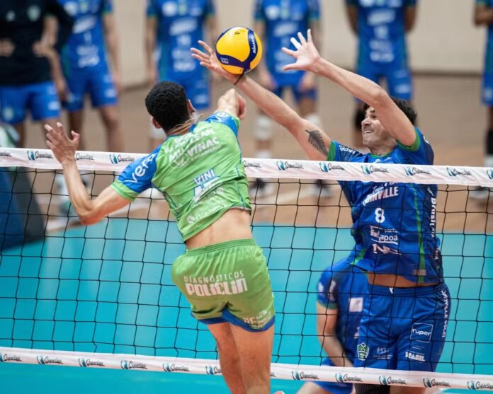 Em partida acirrada, São José vence Joinville pela Superliga Masculina de Vôlei