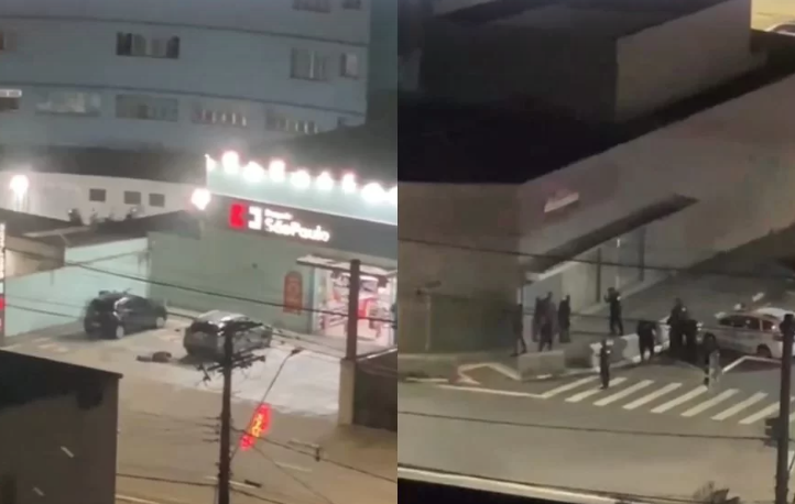 PM aposentado efetua disparos aleatórios em avenida de São Vicente e é detido por GCM