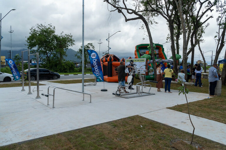 Praça Apae é inaugurada em Bertioga e amplia opções de lazer no Vista Linda