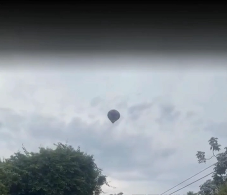 Balão cai em fios elétricos e causa explosão em Campo Limpo Paulista