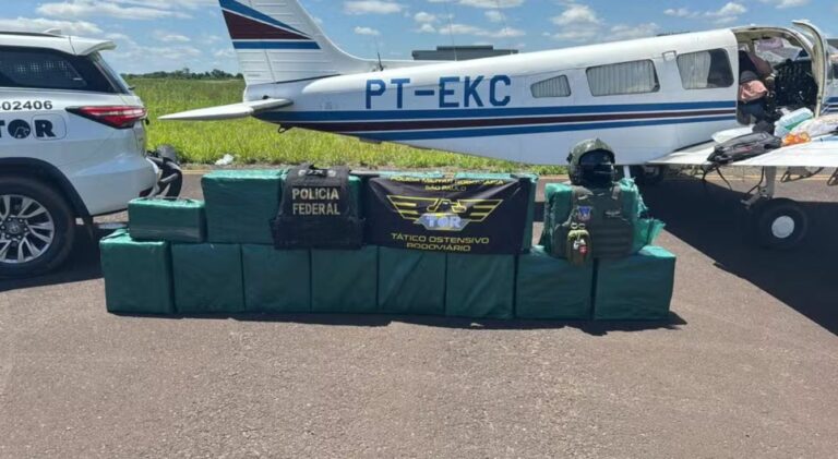 Piloto preso em Penápolis já tinha histórico de tráfico internacional de drogas