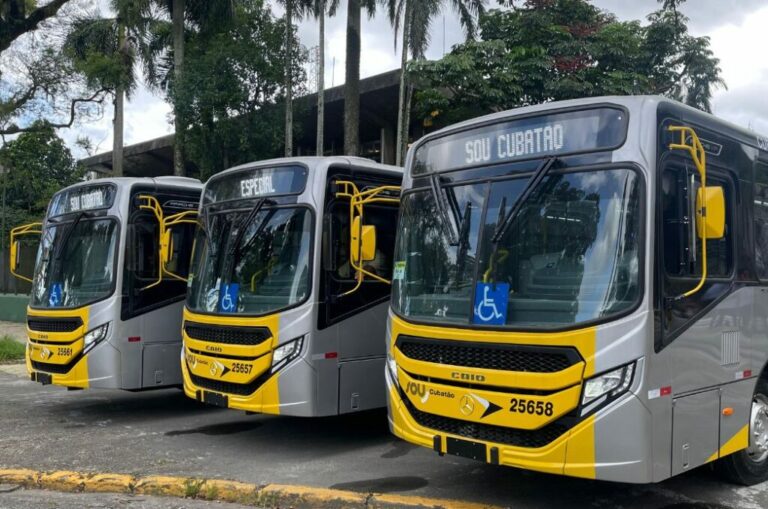 Transporte Público de Cubatão passa a contar com 12 ônibus novos a partir desta quinta-feira