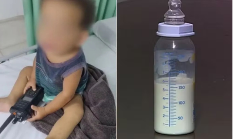 Mãe presa após tentar vender o filho por R$ 1.200 em Praia Grande estava com uma mamadeira com pinga