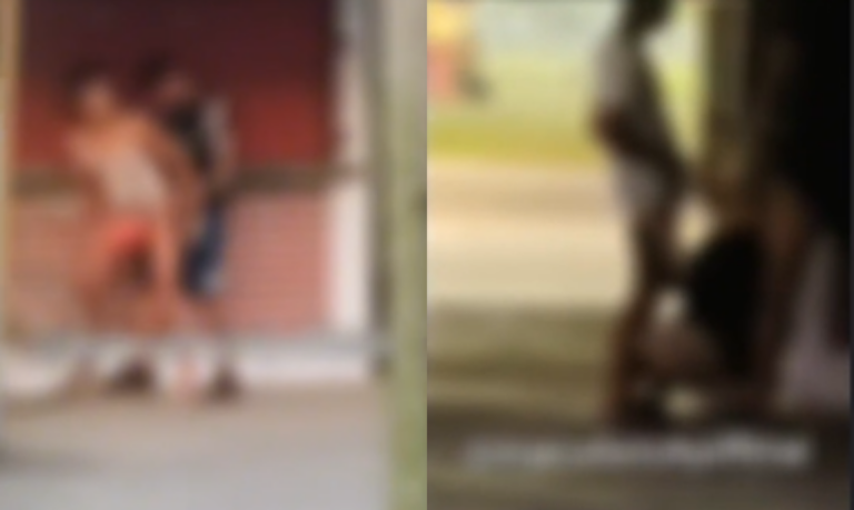 POUCA VERGONHA! Pessoas são flagradas fazendo sexo à luz do dia em quiosque de São Vicente; VÍDEO