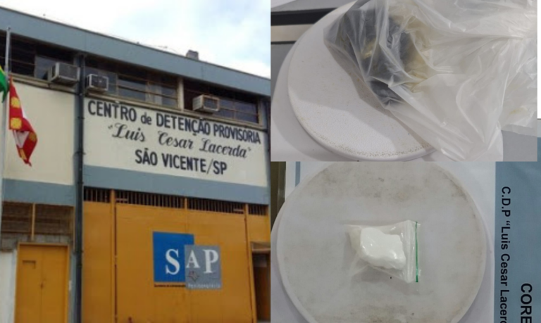 Unidades prisionais de São Vicente registram apreensões de drogas em última visita do ano