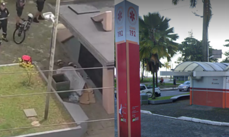 Homem é encontrado morto ao lado da base do Samu em Santos