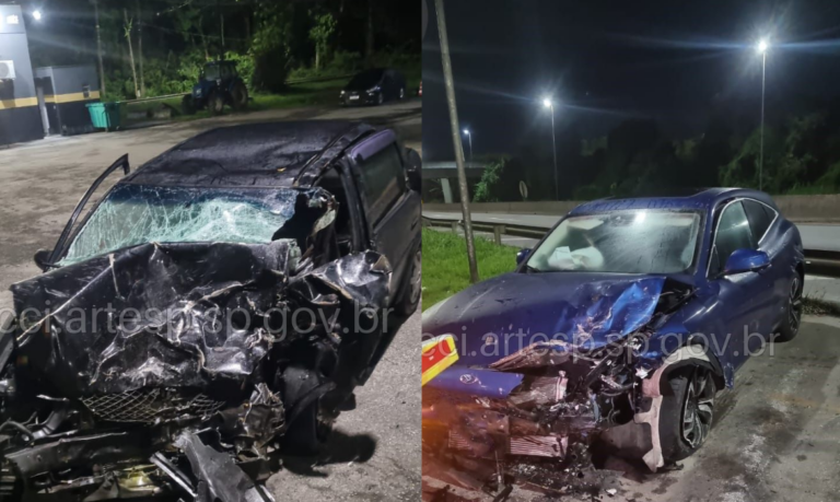 Motorista morre após perder o controle e invadir a contramão em rodovia do litoral de SP