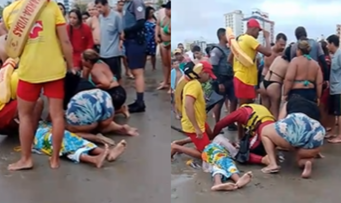 menina autista praia grande